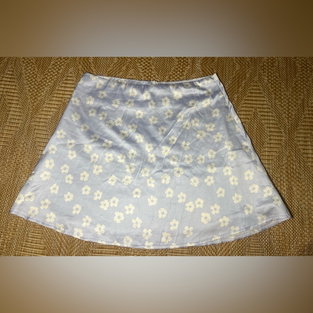 Princess Polly Women's Daisy Purple Satin Mini Skirt,Size US 6,Great Condition